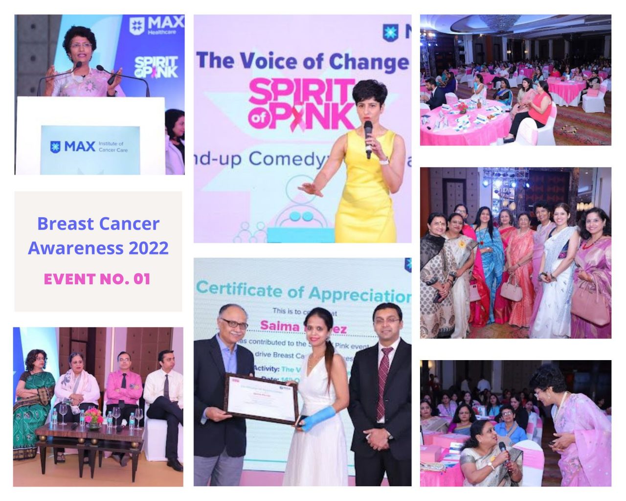 Breast Cancer Awareness 2022, Max Institute of Cancer Care, Max Hospital, Vaishali – Event No. 1